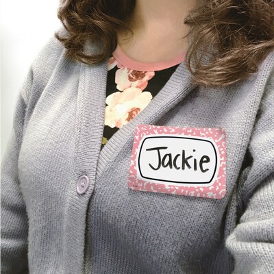 Teacher Created Resources Cool for School School Name Tags, 3.5" x 2.5", 36/Pack, 6 Packs/Bundle (TCR9320-6)