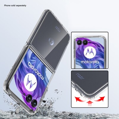 SaharaCase Venture Series Phone Case for Motorola Razr+, Shock Absorbing, Clear (CP00845)