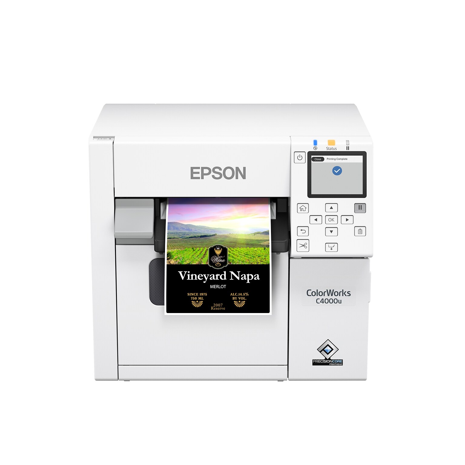 Epson ColorWorks CW-C4000 4 Color Inkjet Label Printer, Gloss (C31CK03A9991)