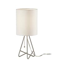 Simplee Adesso Nell Table Lamp, Brushed Steel (SL4923-22)