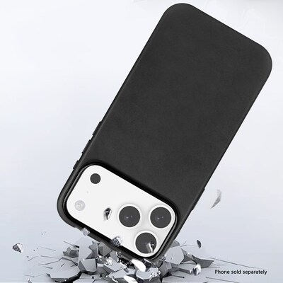SaharaCase Indy Series MagSafe Phone Case for iPhone 17 Pro Max, Shock Absorbing, Scorpion Black (CP01013)