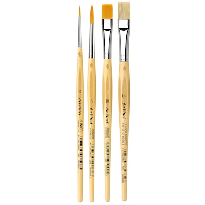 da Vinci Tempera Synthetic Variety Brushes, 4/Set (EDRTEMPERAKIT1)