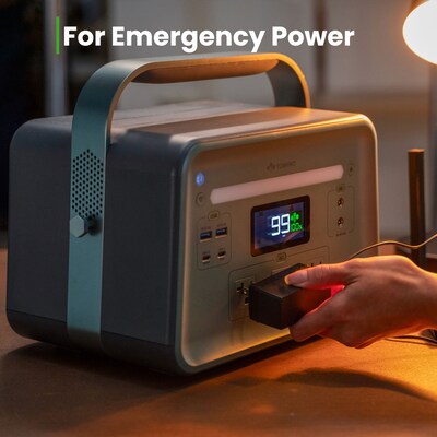 Yoshino B660 SST 9-Port Solid-State Power Station 602Wh, 660W Output/900W Peak Emergency Backup Battery Bank, Pure Sine Wave