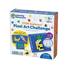 Learning Resources STEM Explorers Pixel Art Challenge Set (LER9463)