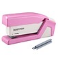 Bostitch InCourage 20-Compact Stapler, Spring-Powered, Pink/White (PPR1588)