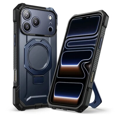 SUPCASE Unicorn Beetle Grip MagSafe Case for iPhone 17 Pro, Shock Absorbing, Azure (SUP-iPhone2025Pro-UBGrip-Azure)