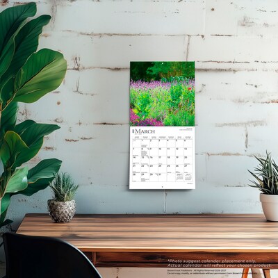 2027 BrownTrout Gardens 7" x 7" Monthly Wall Calendar, Assorted Colors (9798330709571)