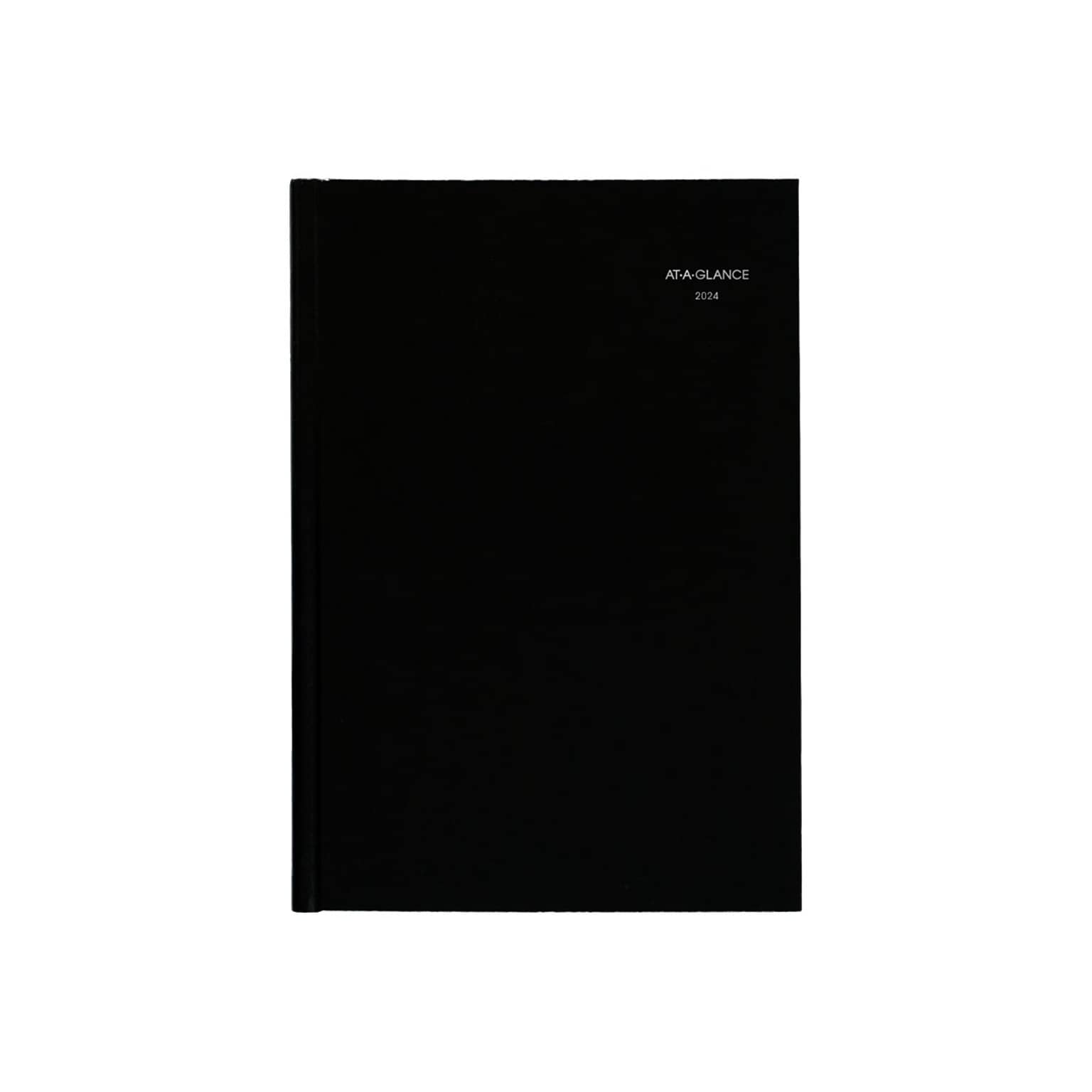 2024 AT-A-GLANCE DayMinder Premiere 8 x 11.75 Monthly Planner, Hardsided Cover, Black (G470H-00-24)