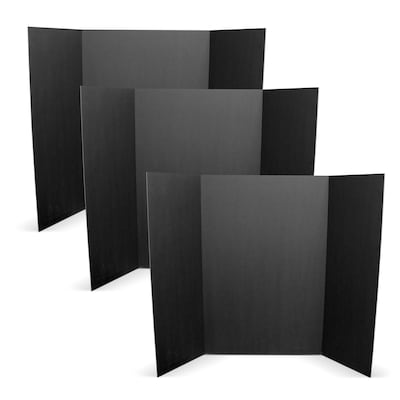 36 x 48 Total Black Foam Project Board (3/16) - Pack of 3