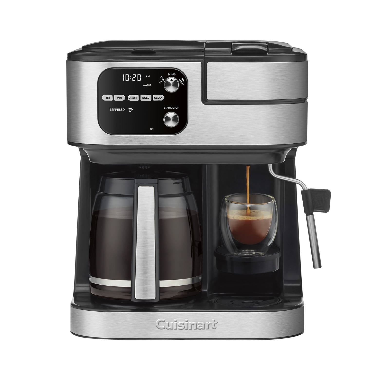 Cuisinart Barista Bar 4-in-1 12-Cups Automatic Coffee Maker, Black (SS4N1NAS)