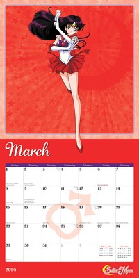 2026 BrownTrout Sailor Moon 12" x 12" Monthly Wall Calendar (9781645917205)