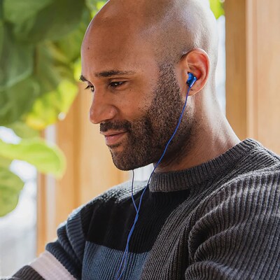 Panasonic ErgoFit Earbuds, Matte Black (RP-HJE120)