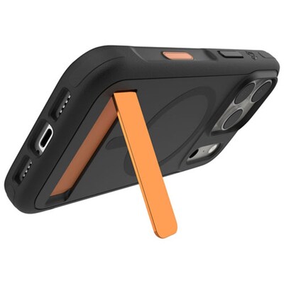 ZAGG Sedona Snap MagSafe Phone Case for iPhone 17 Pro, Shock Absorbing, Flood Black (702319130)