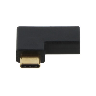 VisionTek USB-C to USB-C Adapter, Male to Female, Black (901430)