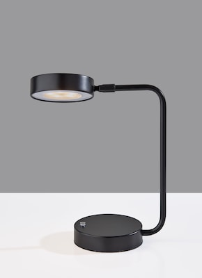 Adesso Amari LED Desk Lamp, 12"H, Black (2617-01)