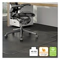 Alera® Carpet Chair Mat with Lip, 45 x 53, Low Pile, Clear Vinyl (CM12233ALEPL)