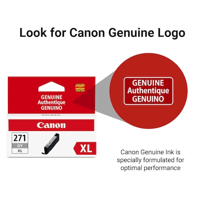 Canon 271XL Gray High Yield Ink Cartridge (0340C001)