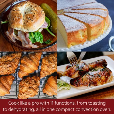 MegaChef 30 L Digital Multi-Function Convection Toaster Oven with Rotisserie Set (938122560M)