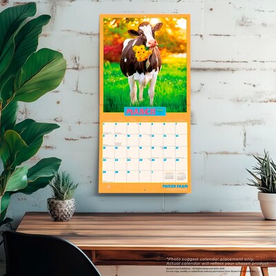 2026 BrownTrout Funny Farm 12" x 12" Monthly Wall Calendar (9798330701452)
