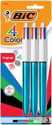  BIC Cristal Original 1.0 mm Ball Pen Pack of 50 : Rollerball  Pens : Office Products
