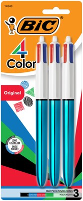  BIC Cristal Original 1.0 mm Ball Pen Pack of 50 : Rollerball  Pens : Office Products