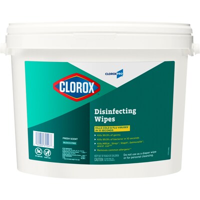 Clorox Commercial Solutions Clorox Disinfecting Wipes, Fresh Scent - 700 Wipes (31547)