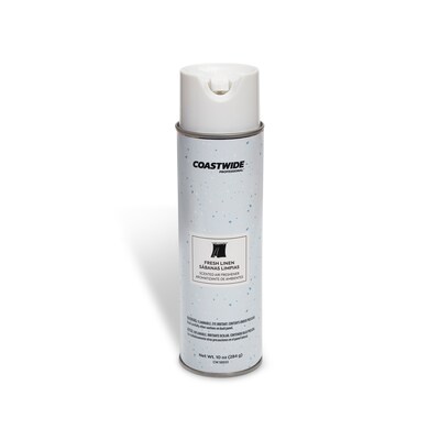 Coastwide Professional Air Freshener Aerosol, Fresh Linen, 10 Oz., 6/Carton