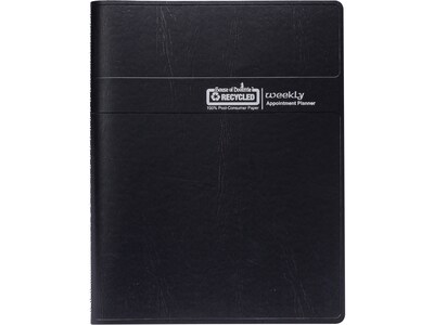 2024 House of Doolittle 5" x 8" Weekly Appointment Book, Black (278-02-24)