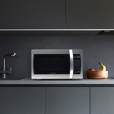 Farberware Professional 1.3 Cu. Ft. Countertop Microwave, Stainless Steel (FMO13AHTBKE)