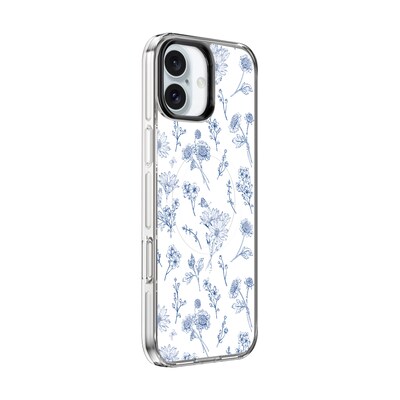 SaharaCase Inspire MagSafe Phone Case with 3 Interchangeable Magnetic Backs for iPhone 16 Plus, Shock Absorbing, Floral