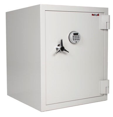 FireKing 1-Hour Fire Rated Safe with 2-Adjustable Shelves, 7.5 Cu. Ft., White (KF2722-1WHE)