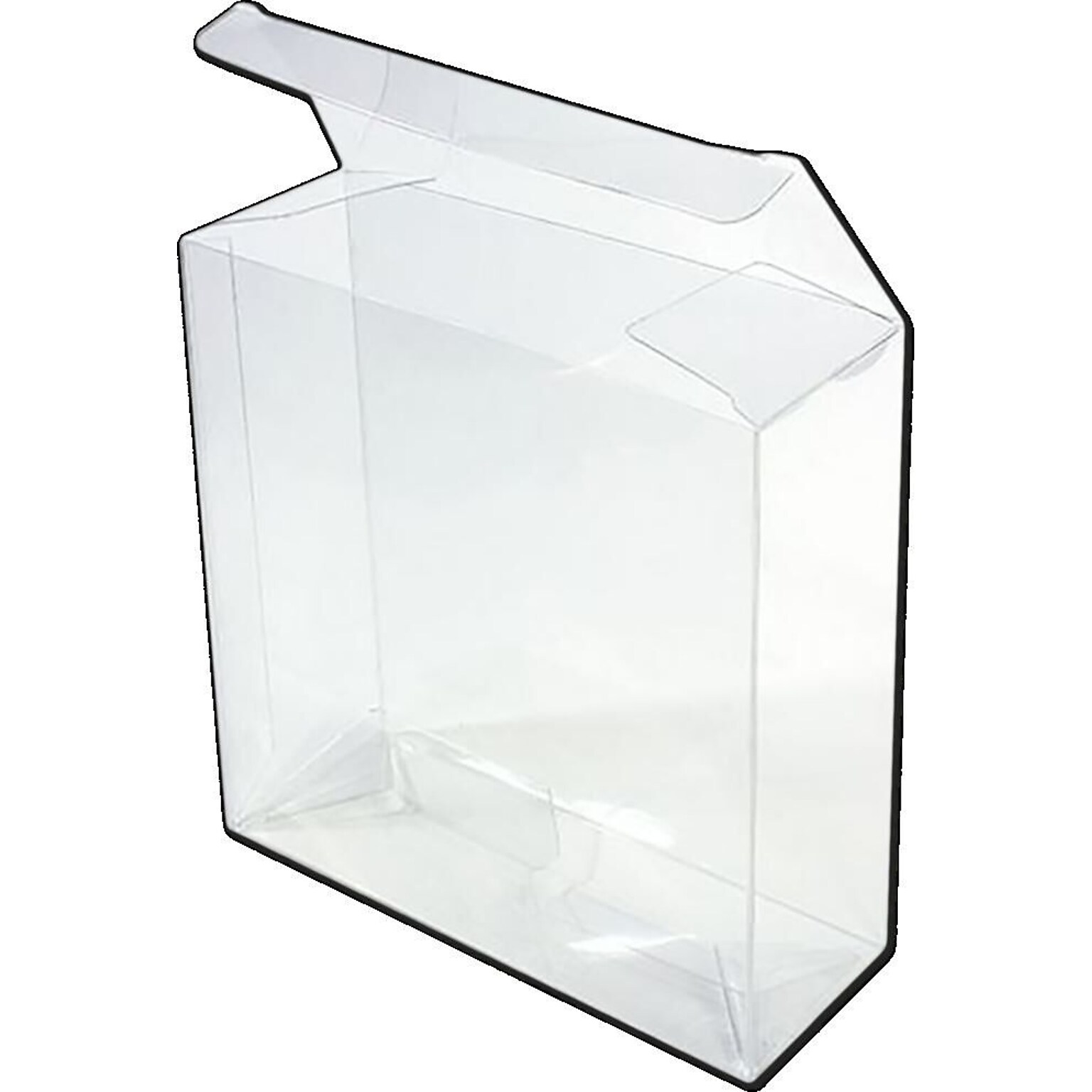 JAM Paper Pop & Lock Top Clear Gift Boxes, 5 5/8 x 2 x 5 5/8, 25/pack (CB-PLB197)