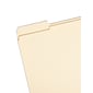 Smead 100% File Folder, Reinforced 1/3-Cut Tab, Letter Size, Manila, 100/Box (10347)