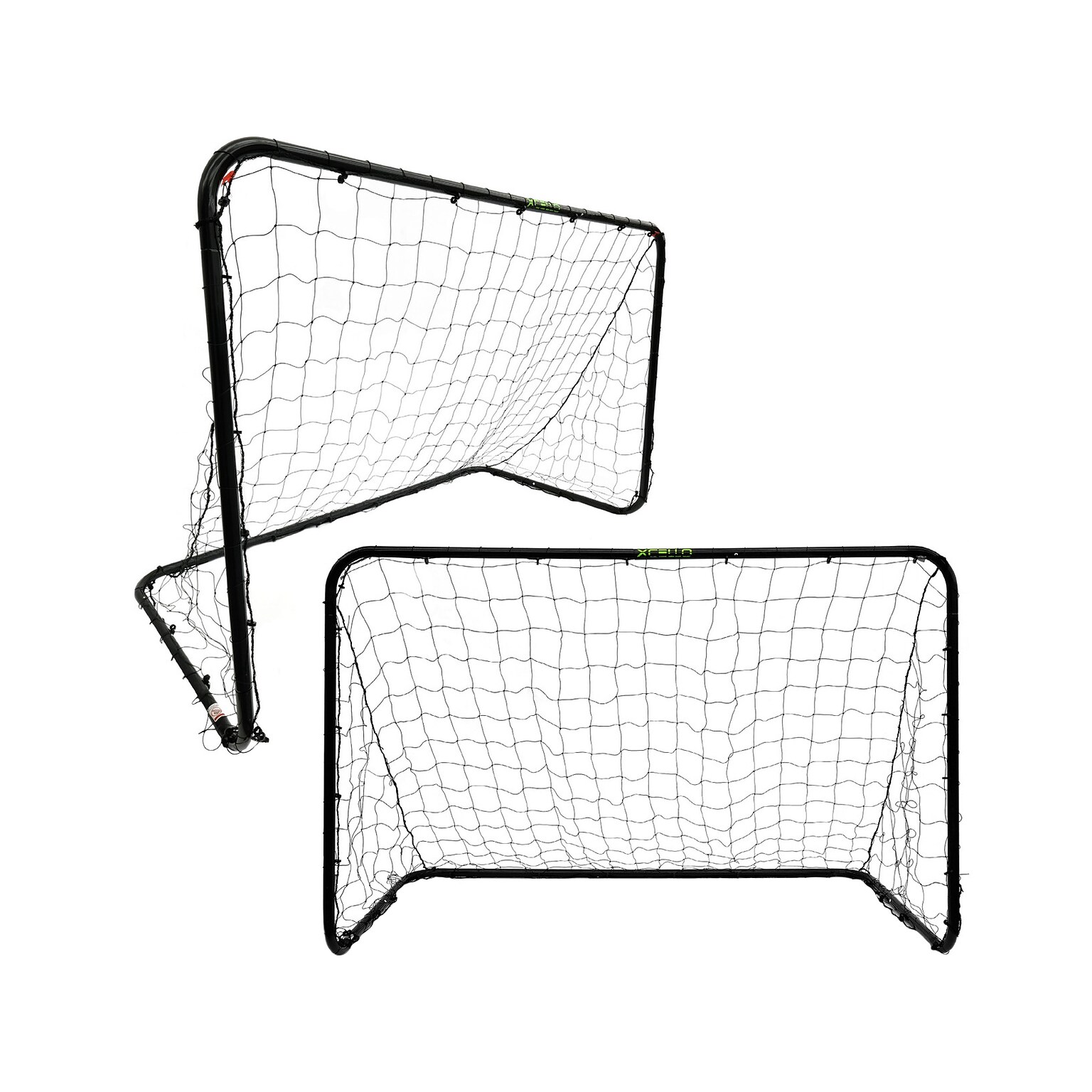 Xcello Sports 4 x 6 Soccer Net, Black, 2/Pack (XS-S-NET-2-BLK)