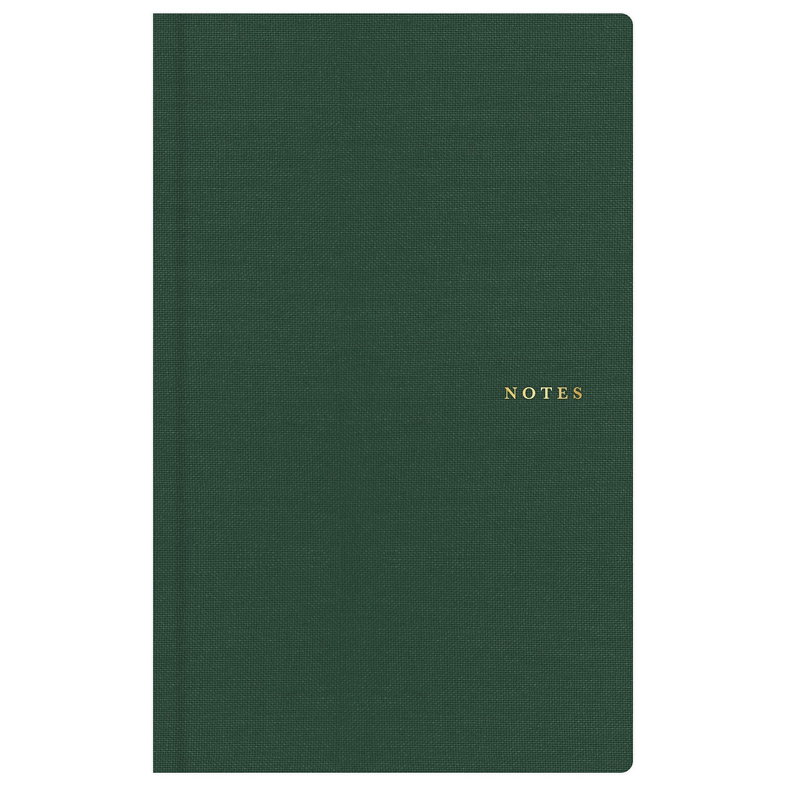 Blue Sky Bespoke Letterpress 5 x 8 Undated Personal Organizer, Fabric Cover, Forest Green (159135)