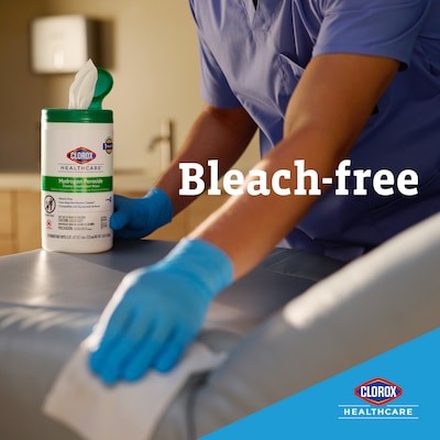 Clorox Healthcare Hydrogen Peroxide Cleaner Disinfectant Wipes, 155 Wipes/Container, 6/Carton (30825CT)