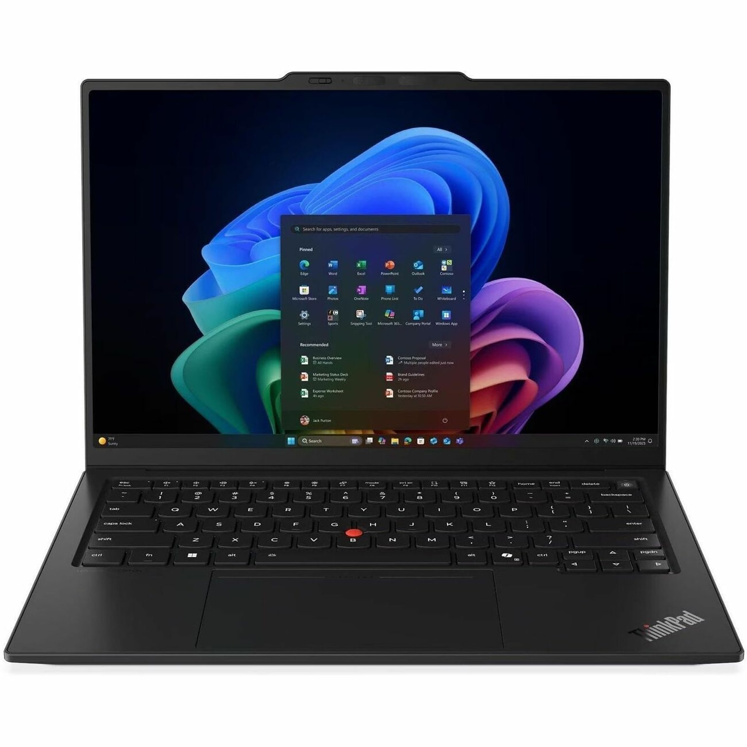 Lenovo ThinkPad X1 Carbon Gen 14 Aura Edition 14 OLED AI Laptop, Copilot+ PC, Intel Core Ultra 7, 2.3 Ghz, Windows 11 Pro