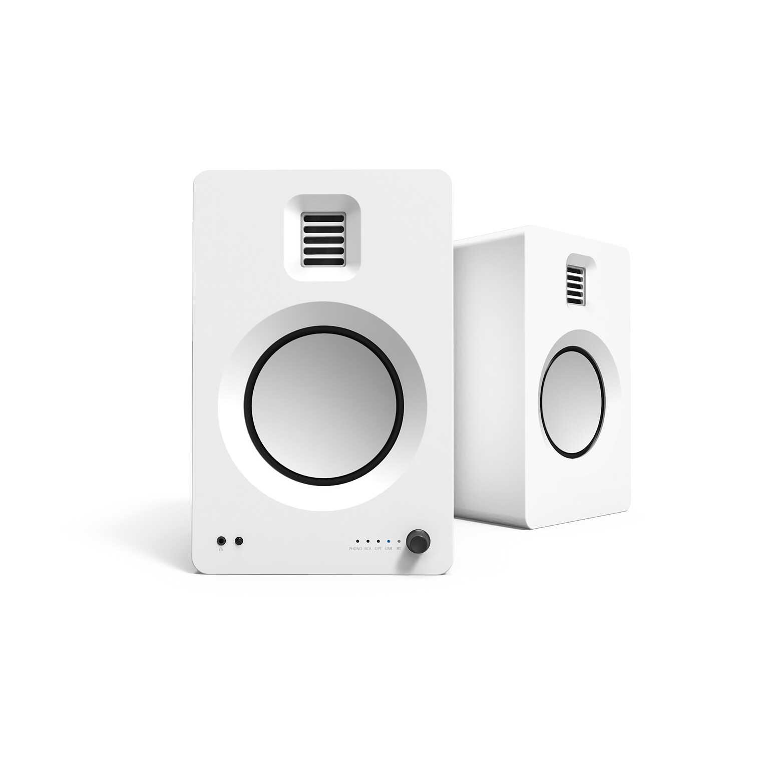 Kanto TUK TUKMW 260W Indoor Shelf Speaker, Matte White