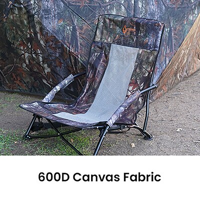 Arrowhead Outdoor Low-Profile Turkey Hunting Outdoor Chair, Camouflage (TSRTKKS0348U)