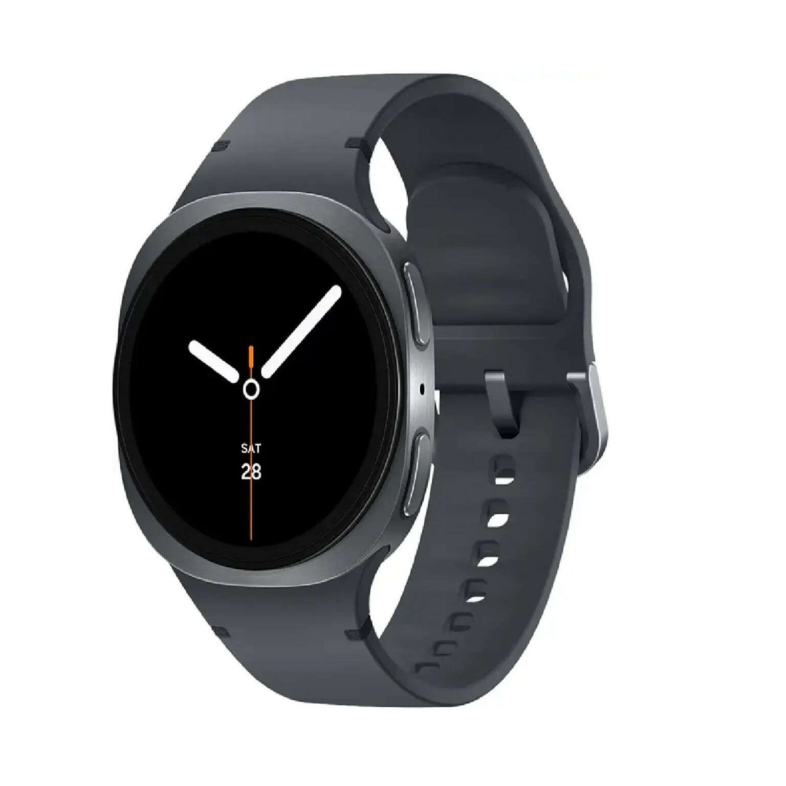 Samsung Galaxy Watch8 Smart Watch, GPS, 40mm, Aluminum Case, Graphite Silicone Band (SM-L320NDAAXAA)