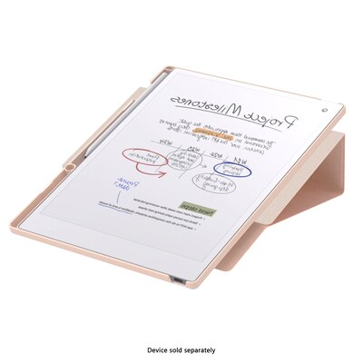 SaharaCase Venture Series Bi-Fold Folio Case for reMarkable Paper Pro, Pastel Pink (TB00431)