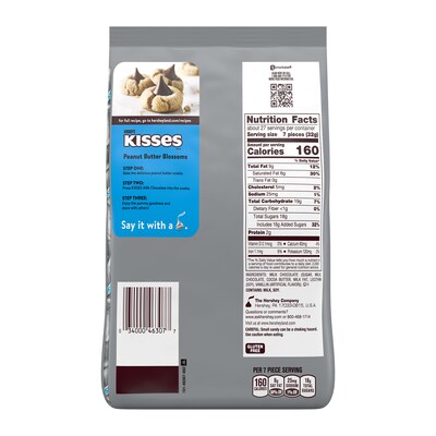 Kisses Milk Chocolate Pieces Bulk Party Pack, 30 oz. (HEC13480)