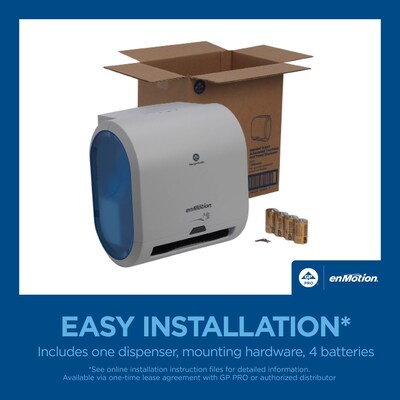 enmotion Hardwound Paper Towel Dispenser, Gray (59497A)