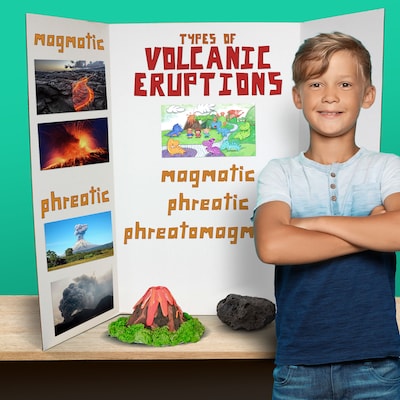 Flipside Corrugated Presentation Boards with Headers, 36 x 48, White, 24/Pack (FLP30242)
