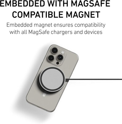 PEEL Magnetic Thin Series MagSafe Phone Case for iPhone 15 Pro Case, Clear (I15 PRO MAGSAFE CLEA)