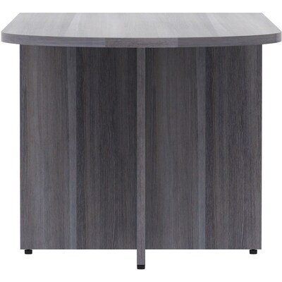 Lorell Essentials 29"H x 66"W Desk Peninsula, Weathered Charcoal (LLR69593)