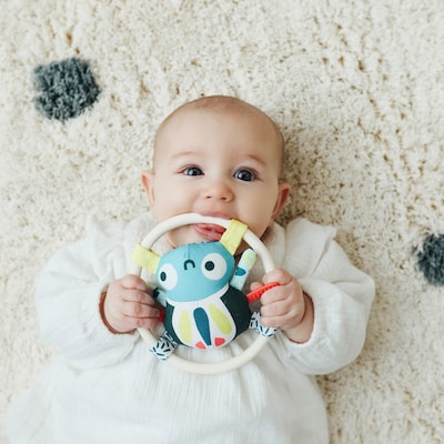 MINILAND Feel to Learn: Spider Rattle, Multicolored (MLE97321)