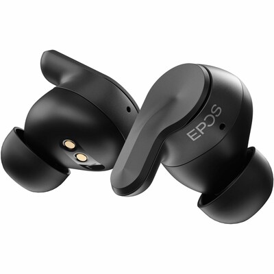 EPOS Adapt E1 Wireless Noise Canceling Bluetooth Earbuds, MS Certified, Black (1001262)
