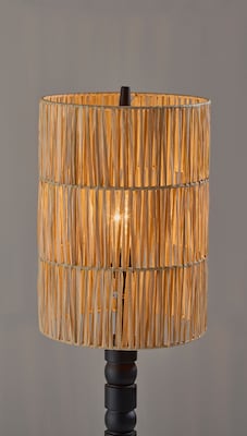 Adesso Norfolk 30"H Incandescent Table Lamp, Black (4355-01)