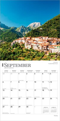 2026 BrownTrout Tuscany 12" x 12" Monthly Wall Calendar (9798330706051)